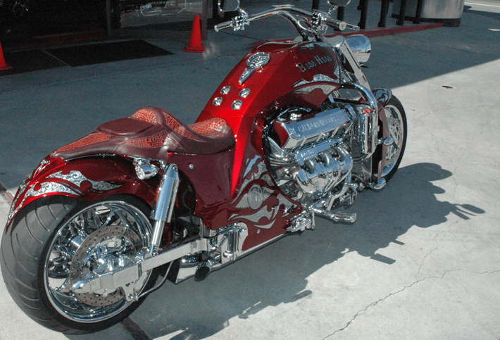 Boss deals hog motorcycle