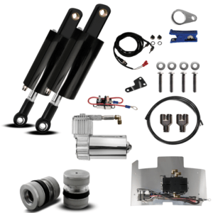 Evo and Softail Front Pucks And Rear Air Ride Package