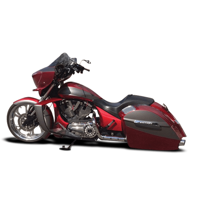 Victory Bagger Bleed Feed System Platinum Air Suspension